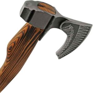 Engraved Wing Viking Broadaxe