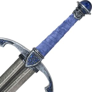 Sapphire Gemstreak LARP Short Sword - Notched