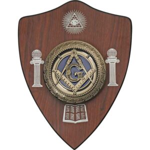 Freemason Sword Set with Display Plaque