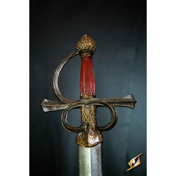 LARP Rapier Rillet - Red - 90cm