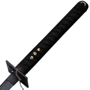 Black Layered Steel Dragon Ninjato