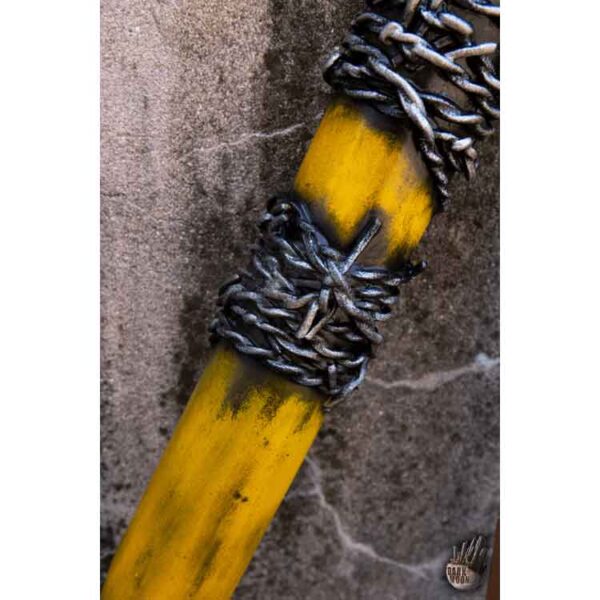 Barbed Wire LARP Bat - Yellow