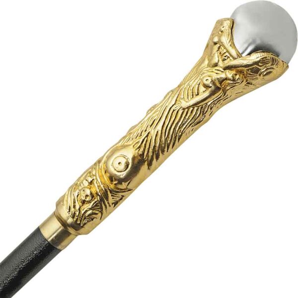 Gold Merlin Sword Cane - Image 3