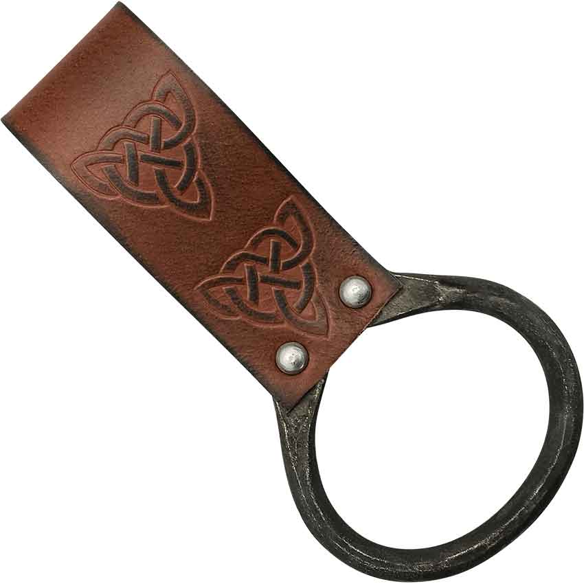 Celtic Knotwork Axe Frog - Brown
