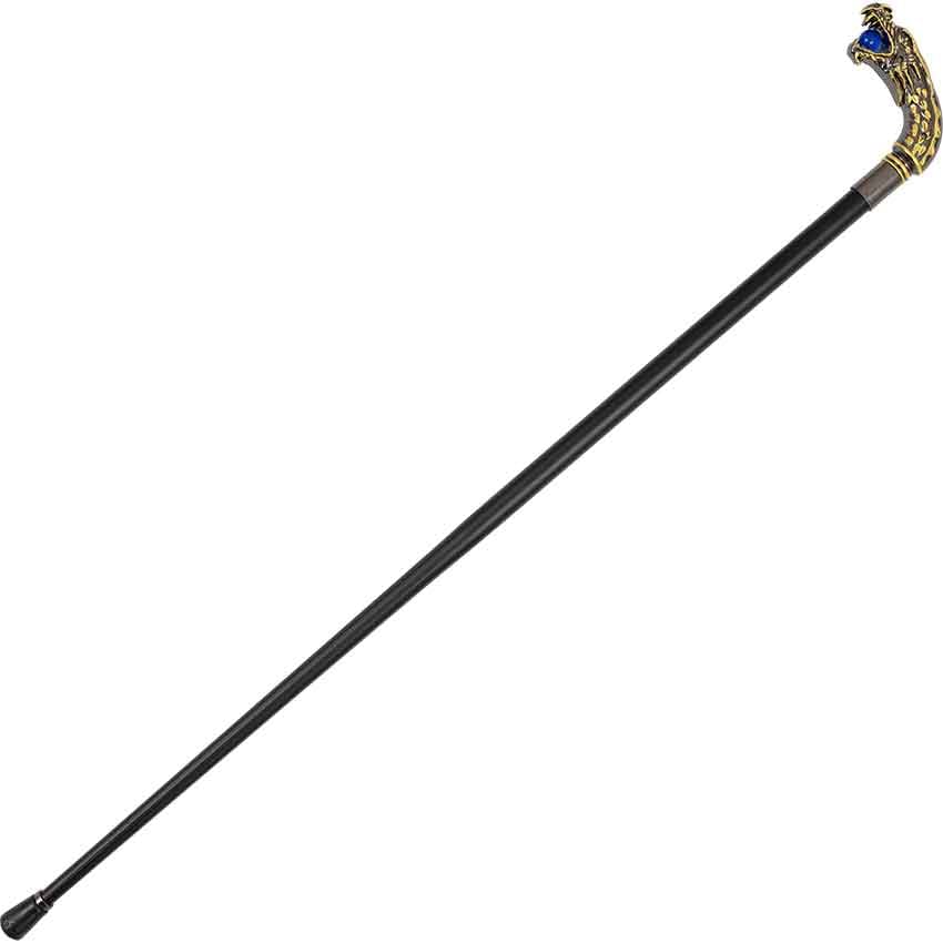 Golden Dragon Head Sword Cane