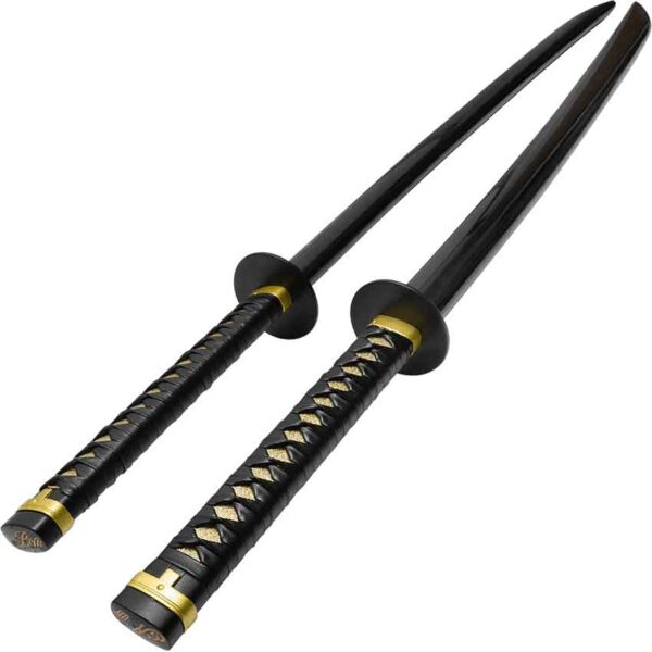 Mercenary Dual Sword Set with Back Harness