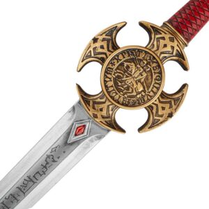 Red Medieval Templar Foam Sword
