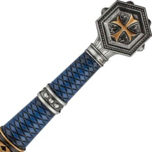 Blue Medieval Templar Foam Sword