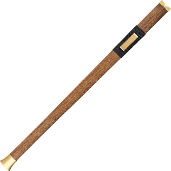 Ring Pommel Handmade Han Jian Sword with Stand