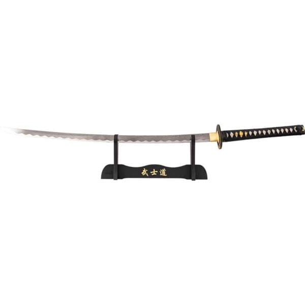 Handmade Phoenix and Crane Katana with Stand