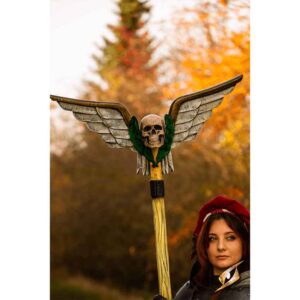 LARP Battle Standard - Winged Skull Top