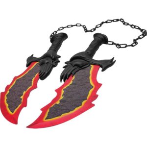 Burning Chained Blades of Chaos