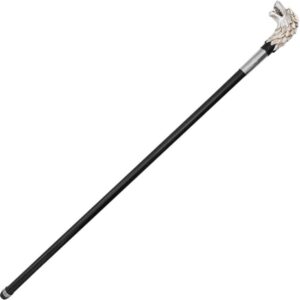 White Wolf Walking Cane