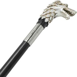 White Wolf Walking Cane