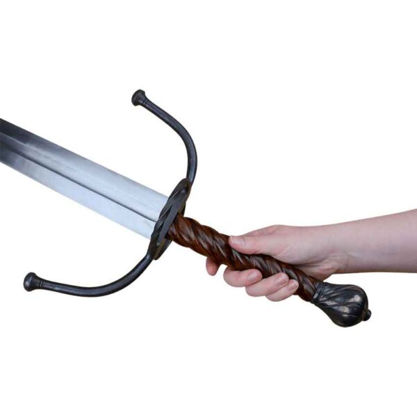 German Longsword with Twisted Wood Grip