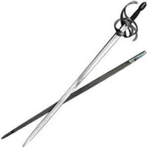 Blackened Swept Hilt Rapier