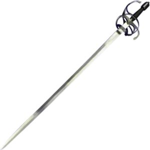 Blackened Swept Hilt Rapier