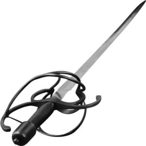Blackened Swept Hilt Rapier