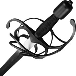 Blackened Swept Hilt Rapier