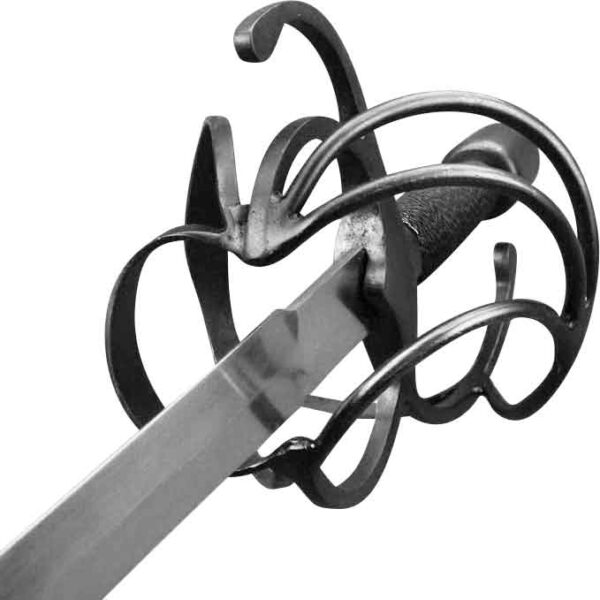 Blackened Swept Hilt Rapier