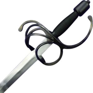 Blackened Swept Hilt Rapier