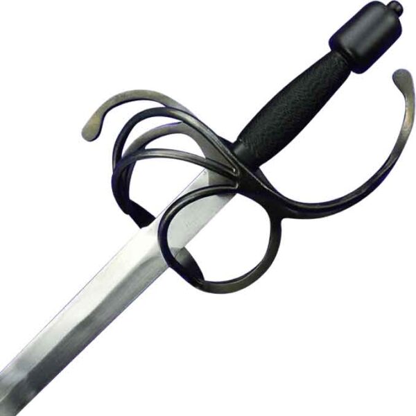 Blackened Swept Hilt Rapier