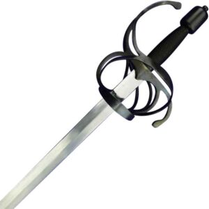 Blackened Swept Hilt Rapier