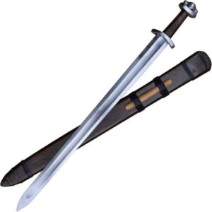 Three Lobed Viking Sword with Scabbard Belt