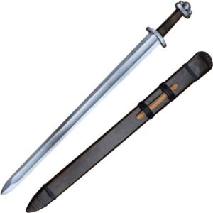 Three Lobed Viking Sword with Scabbard Belt