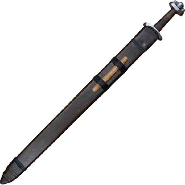 Three Lobed Viking Sword with Scabbard Belt