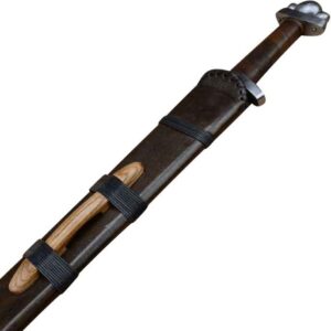 Three Lobed Viking Sword with Scabbard Belt
