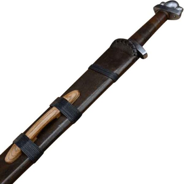 Three Lobed Viking Sword with Scabbard Belt