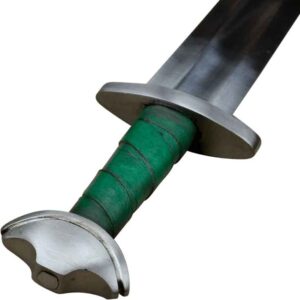 Viking Temple Broadsword with Green Grip