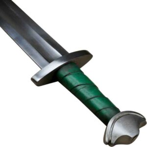 Viking Temple Broadsword with Green Grip