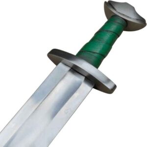 Viking Temple Broadsword with Green Grip