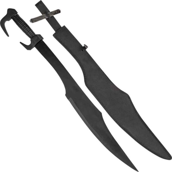 Black Steel Spartan Sword - Image 9