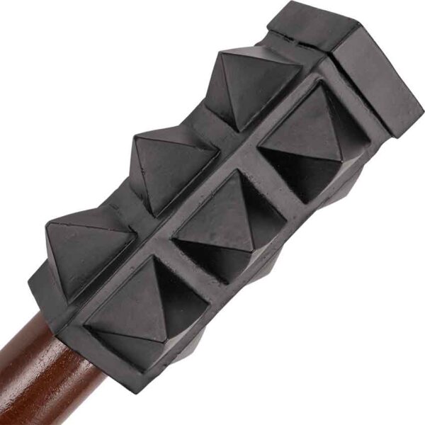 Black Steel Medieval Mace - Image 3