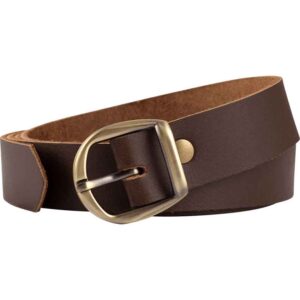 Wide Adventurer Leather Buckle Belt