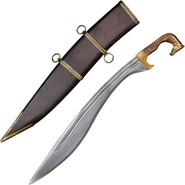 Bronze Horse Head Iberian Falcata