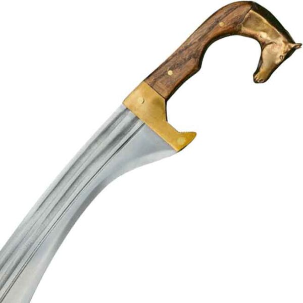 Bronze Horse Head Iberian Falcata