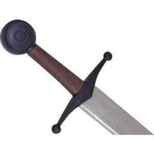 Synthetic Falchion Sparring Sword Silver Blade