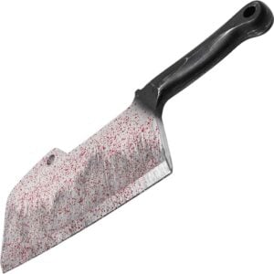 Foam Bloody Cleaver Knife