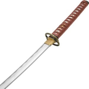 Brown Sakabato Reverse Blade Katana