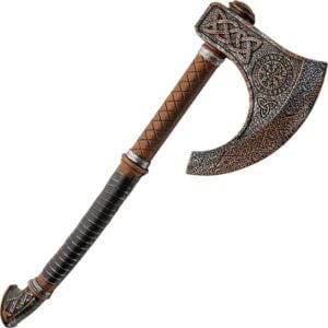 Latex Bearded Fantasy Axe