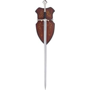 Stainless Steel King's Sword with Plaque