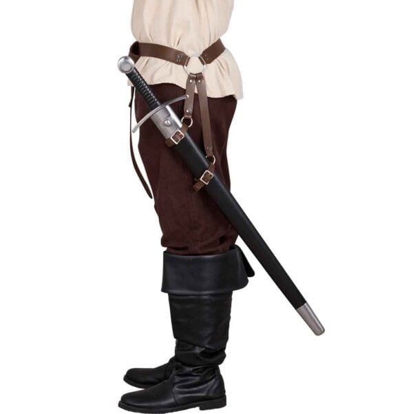 Medieval Leather Sword Belt