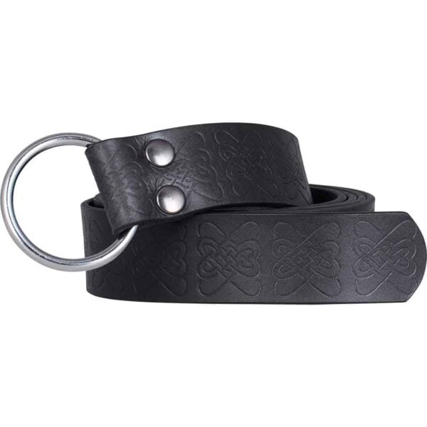 Embossed Egon Ring Belt