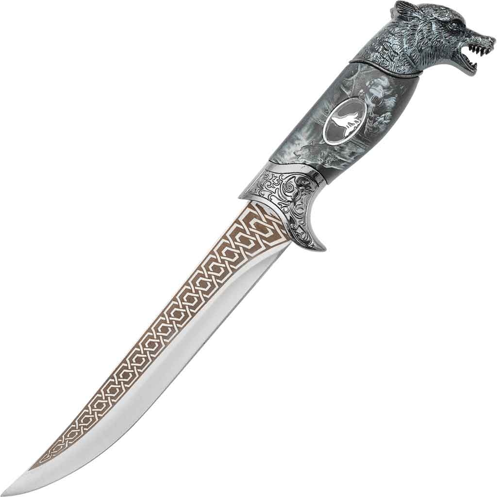Wolf Head Hilt Dagger
