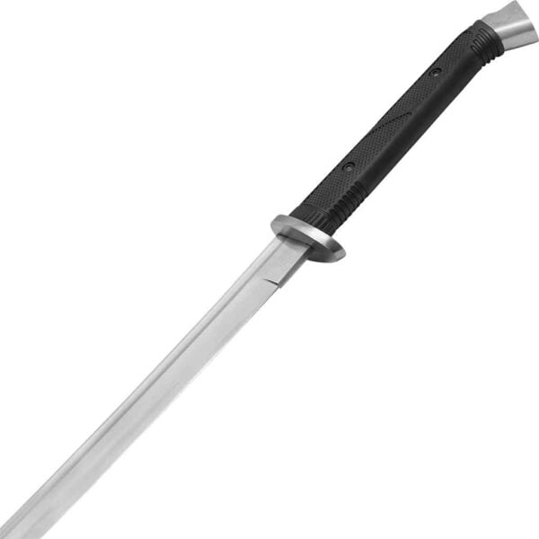 Silver Tactical-Style Katana Sword - Image 2