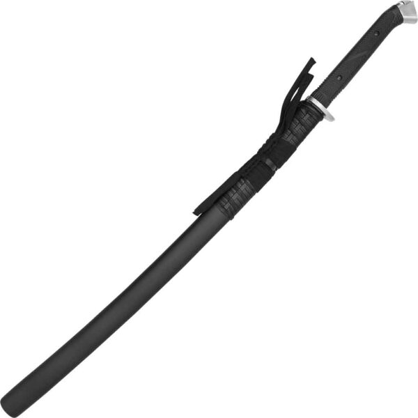 Silver Tactical-Style Katana Sword - Image 3